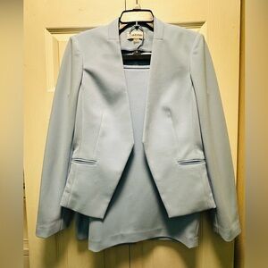 Calvin Klein Women's Soft Blue Skirt Suit